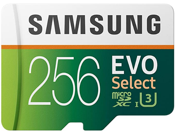 Samsung Electronics EVO Select 256GB microSDXC UHS-I U3 100MB/s Full H...